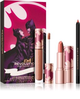 Makeup Revolution DC Collection Dangerous Love комплект за устни