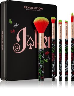 Makeup Revolution DC Collection X Joker™ Make-up Brush Set with Pouch