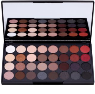 Makeup Revolution Flawless 2 paleta farduri de ochi cu oglinda mica