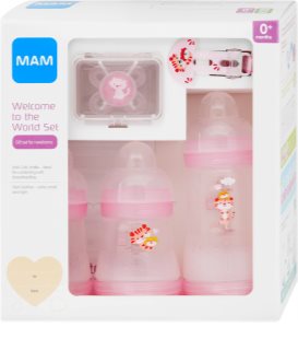 MAM Welcome to the World Gift Set подаръчен комплект Pink (за бебета)