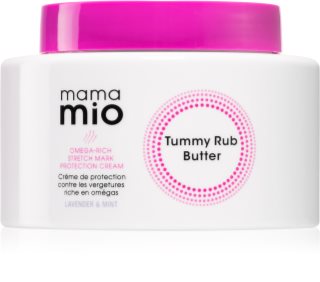 Mama Mio Tummy Rub Butter Lavender & Mint Tiefreinigende Feuchtigkeit spendende Körperbutter gegen Schwangerschaftsstreifen