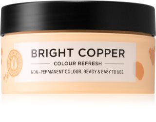 Maria Nila Colour Refresh Bright Copper gyengéd tápláló maszk tartós színes pigmentekkel