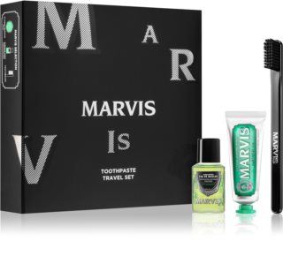 Marvis Toothpaste travel set σετ ταξιδιού (σε δόντια, γλώσσα και ούλα)