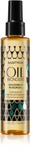 Matrix Oil Wonders Amazonian Murumuru aceite nutritivo para dar brillo al cabello ondulado y rizado