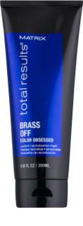 Matrix Total Results Brass Off maschera neutralizzante naturale per capelli decolorati