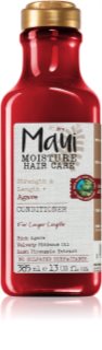 Maui Moisture Strength & Anti-Breakage + Agave stiprinamasis kondicionierius pažeistiems, chemiškai sušukuotiems plaukams