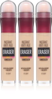 Maybelline Instant Anti Age Eraser korektor w płynie z aplikatorem w postaci gąbeczki 01 Light odcień