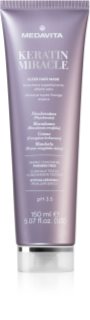 Medavita Keratin Miracle Sleek Hair Mask masca hidratanta pentru netezire 150 ml