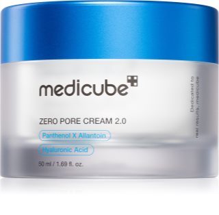 medicube Zero Pore Cream 2.0 ενυδατική κρέμα προσώπου για ελαχιστοποίηση των πόρων 50 ml