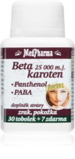 MedPharma Beta karoten 25 000 m.j. +Panthenol+PABA