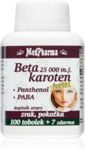 MedPharma Beta karoten 25 000 m.j. +Panthenol+PABA