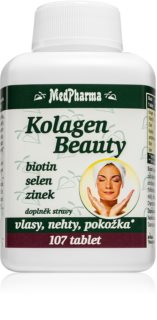 MedPharma Kolagen Beauty biotin, selen, zinek doplněk stravy  pro krásné vlasy, pleť a nehty