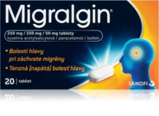 Migralgin Migralgin 250mg/50mg tablety