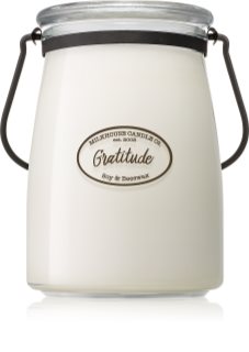 Milkhouse Candle Co. Creamery Gratitude vela perfumada Butter Jar