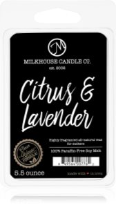 Milkhouse Candle Co. Creamery Citrus & Lavender vosak za aroma lampu