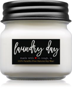 Milkhouse Candle Co. Farmhouse Laundry Day geurkaars Mason Jar