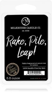 Milkhouse Candle Co. Creamery Rake, Pile, Leap! illatos viasz aromalámpába