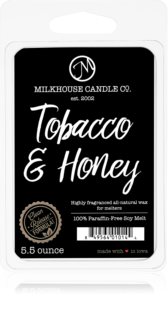 Milkhouse Candle Co. Creamery Tobacco & Honey tartelette en cire