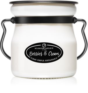 Milkhouse Candle Co. Creamery Berries & Cream scented candle Cream Jar