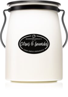 Milkhouse Candle Co. Creamery Citrus & Lavender scented candle Butter Jar