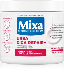 Mixa Urea Cica Repair+ Regenererande kroppskräm För mycket torr hud