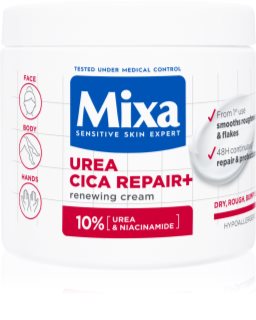 Mixa Urea Cica Repair crema regeneradora intensa para pieles secas 400 ml