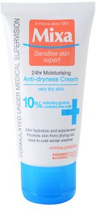 MIXA 24 HR Moisturising crema idratante e nutriente per pelli molto secche