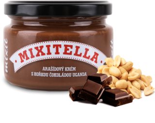 MIXIT Mixitella Peanut butter with dark chocolate Uganda orechová nátierka s čokoládou