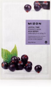 Mizon Joyful Time Acai Berry Máscara de tejido para iluminar y dar vitalidad a la piel
