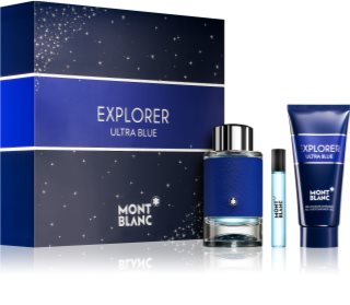 Montblanc Explorer Ultra Blue подарочный набор для мужчин