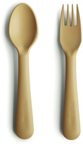 Mushie Fork and Spoon Set ruokailuvälineet