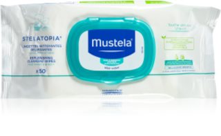 Mustela Dermo-Pédiatrie Stelatopia sanfte Feuchtigkeitstücher für Kleinkinder für atopische Haut