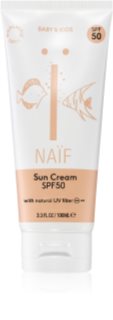 Naif Baby & Kids Sun Cream SPF 50 opaľovací krém pre deti SPF 50