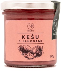NATU Cashew Cream with Strawberries orechová nátierka