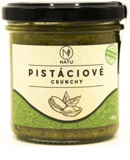NATU Pistachio butter crunchy orechová nátierka