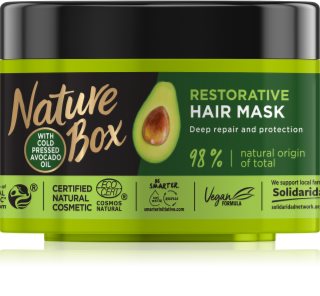 Nature Box Avocado crema de regeneración intensa para cabello maltratado o dañado