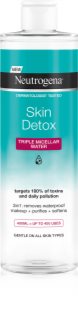Neutrogena Skin Detox čistilna micelarna voda za odstranjevanje vodoodpornih ličil