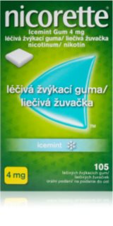 Nicorette Nicorette Icemint Gum 4 mg léčivá žvýkací guma