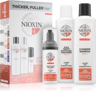 Nioxin System 4 Color Safe coffret II. (para cabelo pintado) unissexo