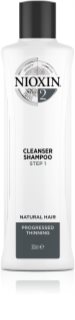 Nioxin System 2 Cleanser Shampoo tisztító sampon vékonyszálú és normál hajra