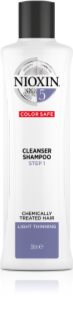 Nioxin System 5 Color Safe Cleanser Shampoo почистващ шампоан за боядисана и оредяваща коса