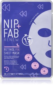 NIP+FAB Retinol Fix Auduma sejas maska naktij