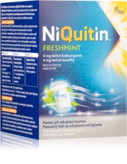 NiQuitin Niquitin Freshmint 4 mg  léčivá žvýkací guma