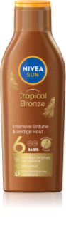 NIVEA SUN Tropical Bronze Sun Body Lotion SPF 6 200 ml