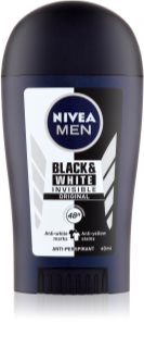 Nivea Men Invisible Black & White твердый антиперспирант для мужчин