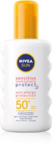 Nivea Sun Protect & Sensitive слънцезащитен спрей SPF 50+