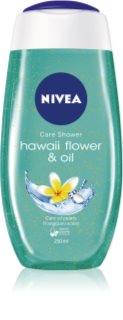 Nivea Hawaii Flower & Oil gel de duche com micro pérolas