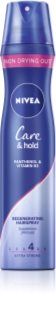 Nivea Care & Hold spray regenerador para uma fixação extra forte