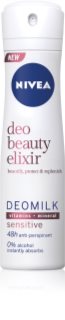 Nivea Deo Beauty Elixir Sensitive antiperspirant v pršilu