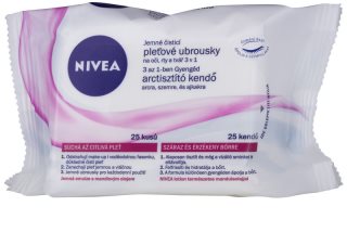 Nivea Aqua Effect pomirjajoči čistilni robčki za obraz za občutljivo in suho kožo